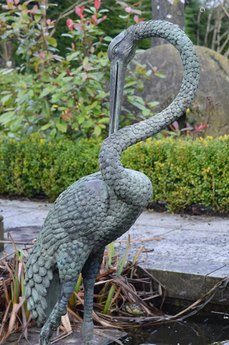 LARGE 19TH-CENTURY BRONZE GARDEN SCULPTURE