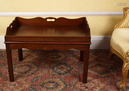 GEORGIAN MAHOGANY BUTLERS TRAY