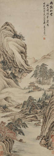 ATTRIBUTED TO WU LI (1632-1718) Landscape after Wang Meng