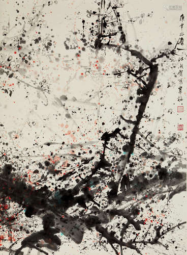 Jiang Mingxian (CHIANG Ming-hsien, born 1942) Plum Blossoms, 1980