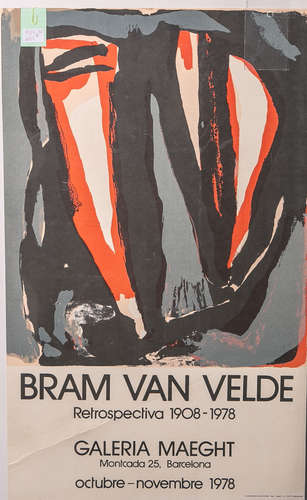 Velde, Bram van (1895 - 1981), Ausstellungsplakat 