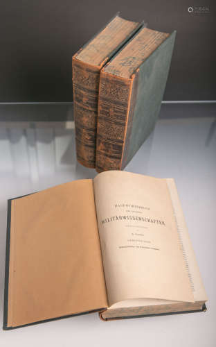 Poten, B., Handwörterbuch der gesamten Militärwissenschaften, Band 3, 5 u. 7, 1879. Altersgem.