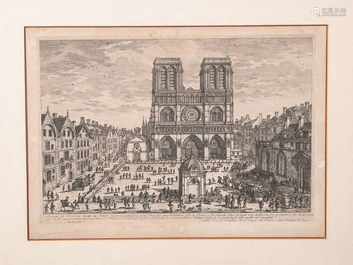 Langlois, Francois (1589 - 1647), „L'Eglise de Nostre Dame de Paris