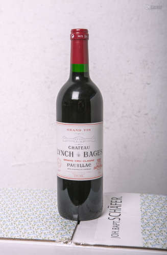 6 Flaschen von Chateau Lynch Bages, Pauillac, Bordeaux, Grand Cru Classe (1997), Rotwein, je 0,75