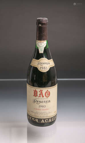 1 Flasche von Dao Reserva (1983), Rotwein, Vinho Tinto, 0,75 L.