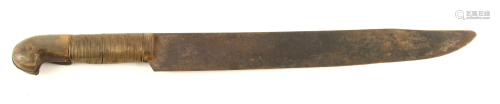 A LARGE 19TH CENTURY TRADE BOWIE KNIFE with