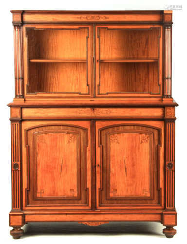 A LATE 19TH CENTURY AESTHETIC PERIOD SATINWOOD CA…