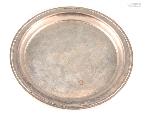 LIBERTY & CO. A GEORGE V PLANISHED SILVER SALVER