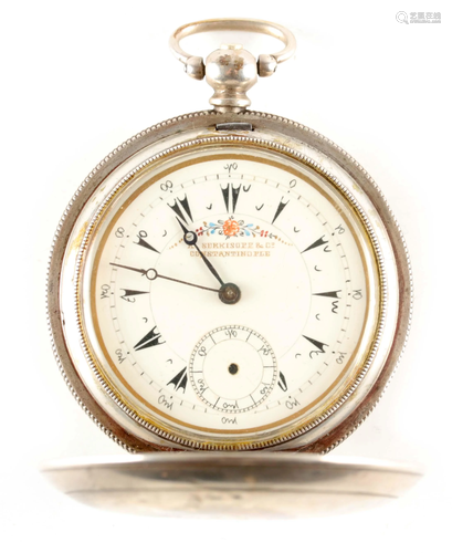 A SILVER FULL HUNTER OTTOMAN EMPIRE POCKET WATCH …