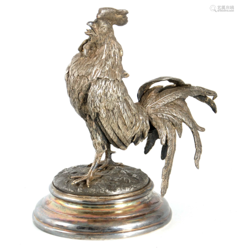 A LATE 19TH CENTURY SHEFFIELD PLATE INKWELL FORMED …