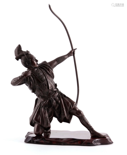 A FINE LATE 19TH CENTURY JAPANESE MEIJI BRONZE