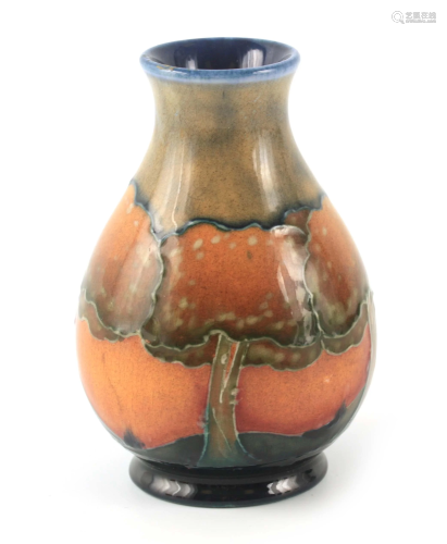 AN EARLY 20TH CENTURY MOORCROFT EVENTIDE LANDSCAPE…