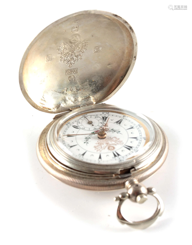 A SILVER FULL HUNTER OTTOMAN EMPIRE POCKET WATCH …