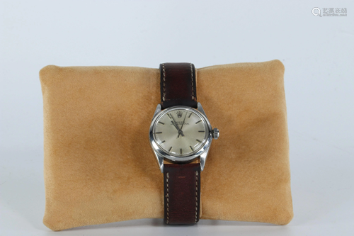 ROLEX Oyster perpetual - leather strap