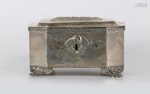 Small box with relief decoration