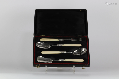 Box of silver cutlery Jean Granvigne Paris