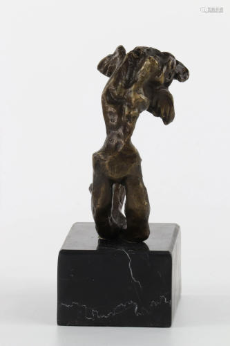 Salvador Dali The Angel of Victory 1970 Bronze with