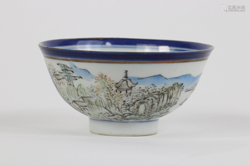 Small Chinese porcelain bowl, Republic period