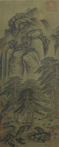 A Huang gongwang's pine painting(without frame)