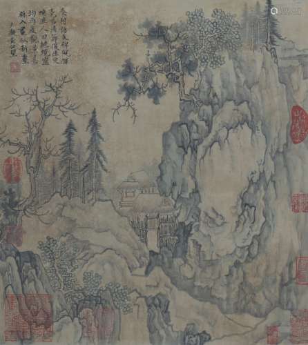 A Huang gongwang's landscape painting(without frame)
