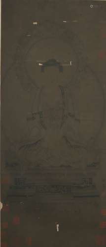 A Wu daozi's buddha painting(without frame)