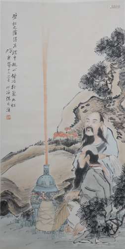 A Shen xinhai's figure painting