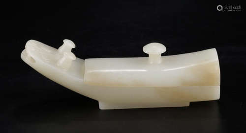 HETIAN JADE INCENSE BOX