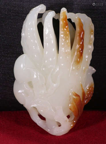 XINJIANG HETIAN JADE AUSPICIOUS PENDANT