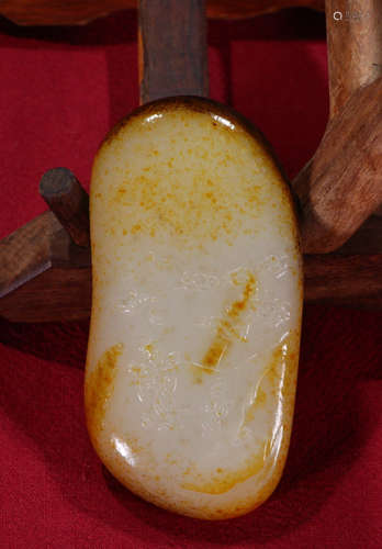 XINJIANG HETIAN JADE FIGURE STORY PENDANT