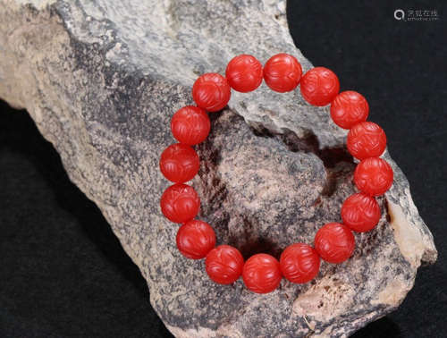 TIBETAN AGATE BEADS STRING BRACELET