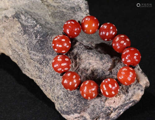 WEST ASIA RED CHALCEDONY BRACELET