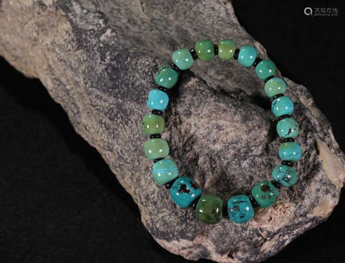 TIBETAN TURQUOISE BEADS STRING BRACELET