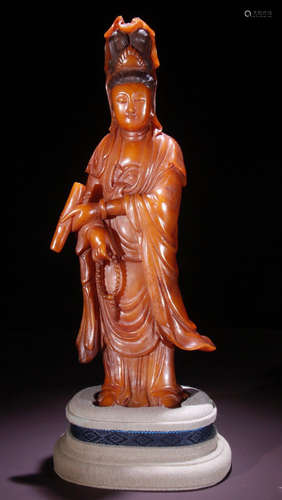 TIANHUANG STONE GUANYIN BUDDHA STATUE