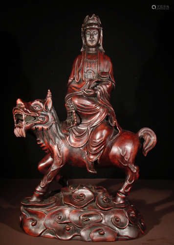 CHENXIANG WOOD GUANYIN BUDDHA STATUE