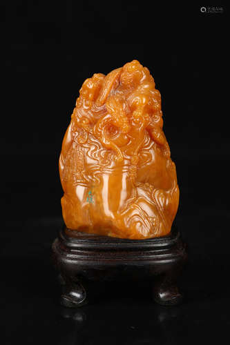 YELLOW STONE SCULPTURE