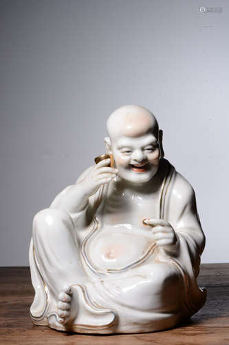 BLANC DE CHINE 'MAITREYA BUDDHA' SEATED FIGURE