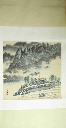 A CHINESE PAINTING BY CHEN ZI ZHUANG