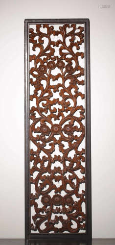 LACQUER HOLLOW FLOWER PATTERN BOARD