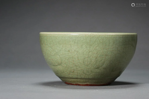 A Carved Longquan Celadon Bowl