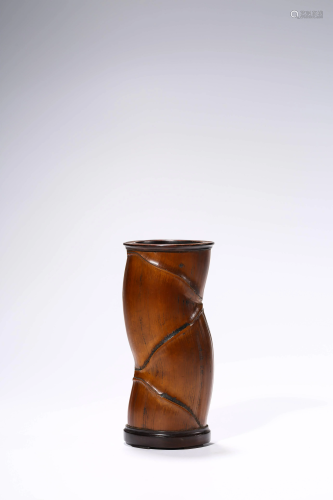 A Bamboo Brushpot, Late Qing Dynasty