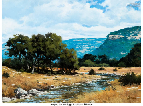 47034: Greg Glowka (American, b. 1957) Frio Canyon Oil