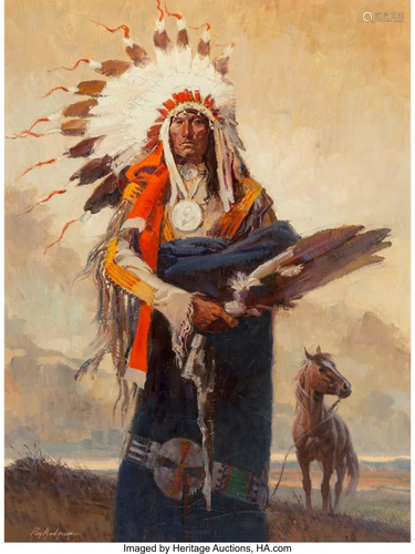 47001: Roy Andersen (American, 1930-2019) Chief Stands