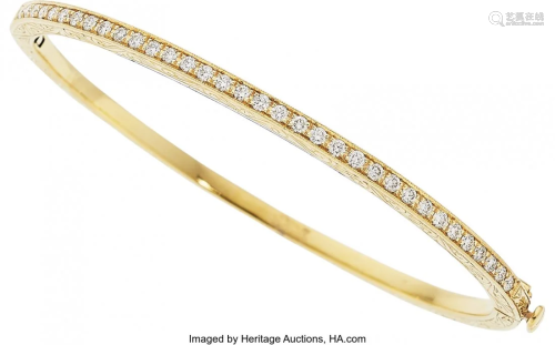 11007: Diamond, Gold Bracelet, Penny Preville The hing