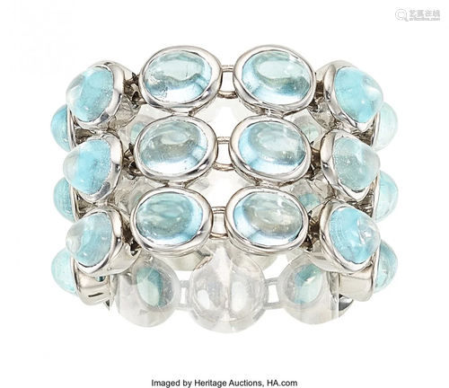 11085: Topaz, White Gold Ring, H. Stern The ring featu