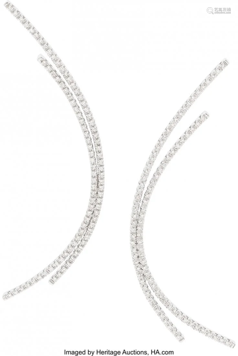 11084: Diamond, White Gold Earrings, Piero Milano The