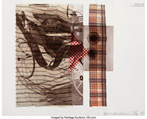 40062: Robert Rauschenberg (1925-2008) Hoss, 1984 Etchi