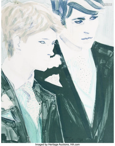 40058: Elizabeth Peyton (b. 1965) Prince Harry and Prin