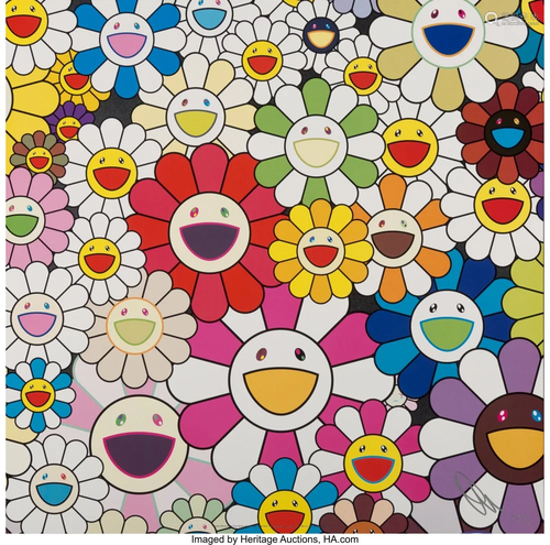 40050: Takashi Murakami (b. 1962) Flowers Blooming in T