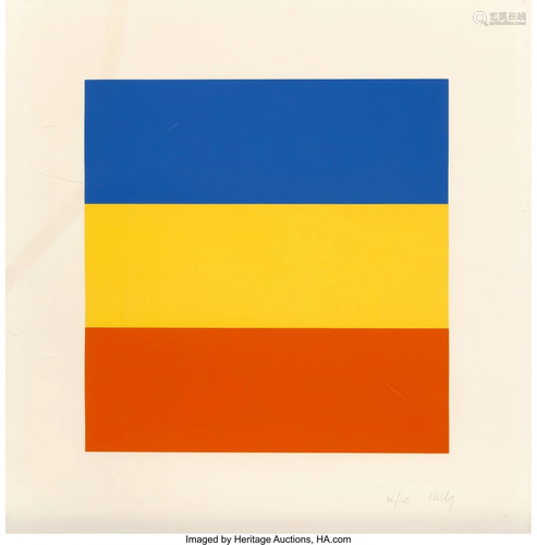 40039: Ellsworth Kelly (1923-2015) Blue/Red/Yellow, 199