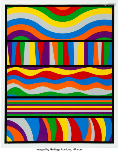 40042: Sol LeWitt (1928-2007) Lincoln Center, 1998 Silk